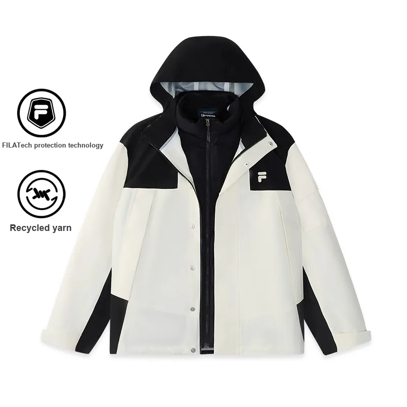 FILA FUSION FOB Down Jacket Unisex White-1