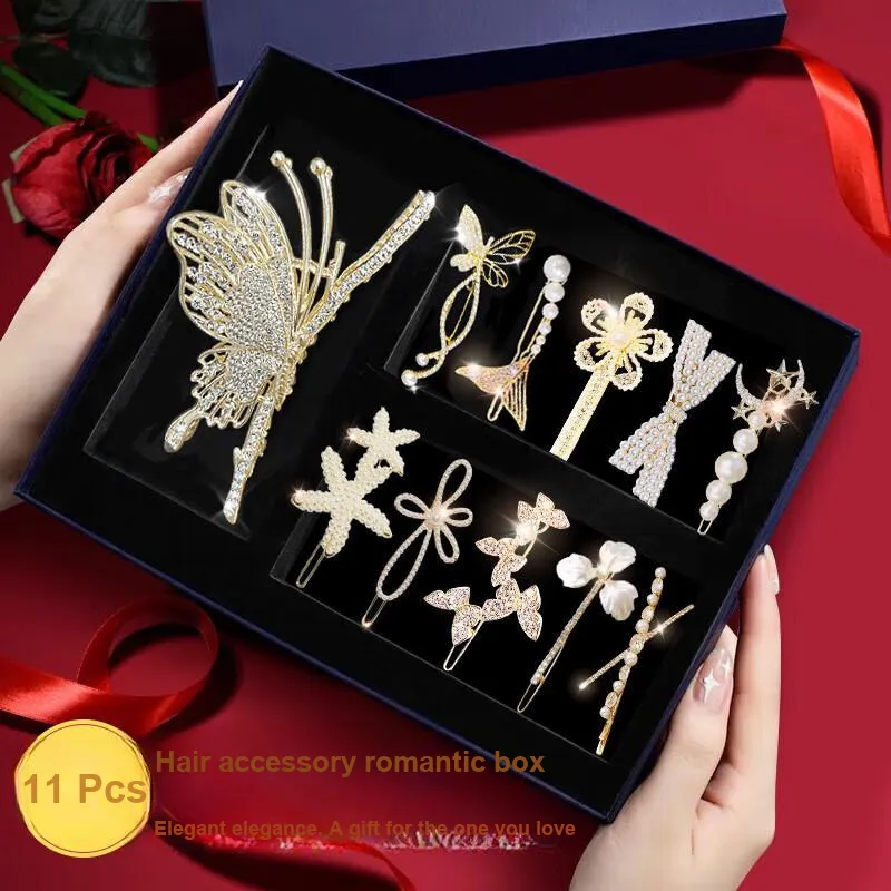 Enchanting Cat Alloy Hair Clips Women's-4