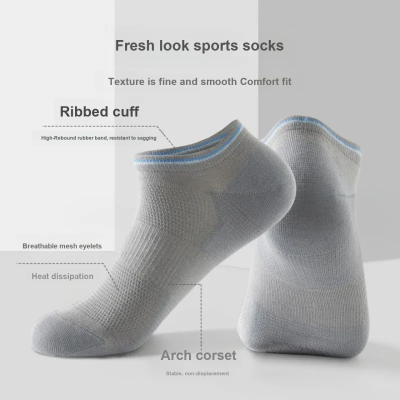 Caramella Ankle Socks Unisex 5 Pack-12