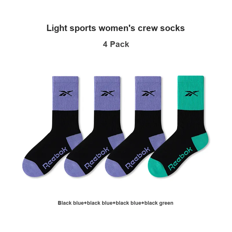 Reebok Mid Calf Socks Women's 4 Pack-30