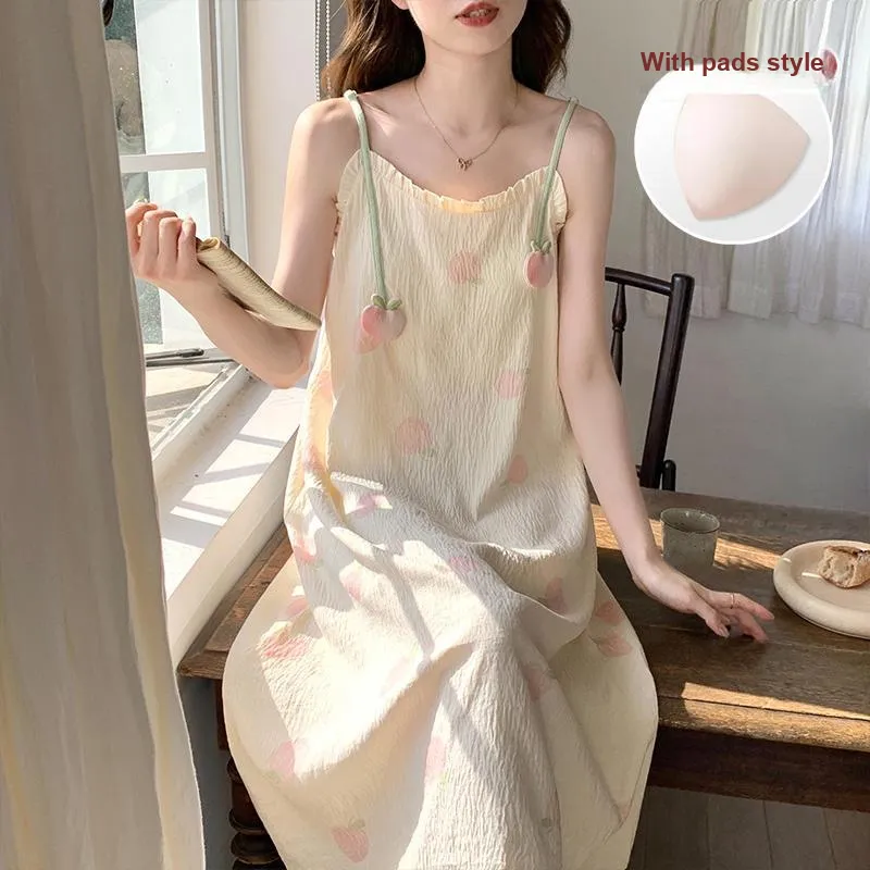 Ta Yan Nightgown Women's Apricot-1