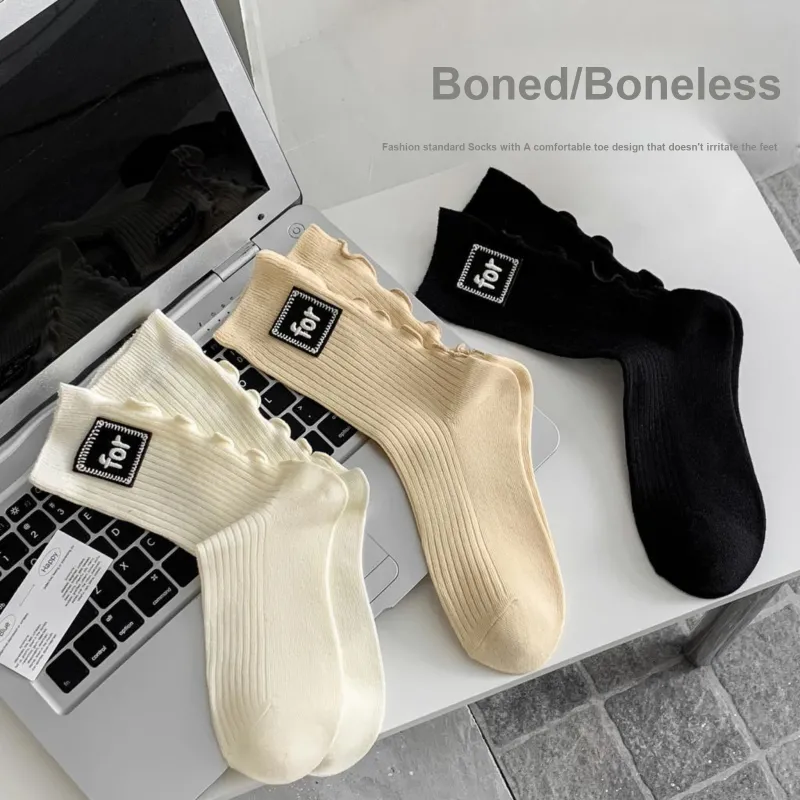XXLLG Mid Calf Socks Women's 2 Pack-5
