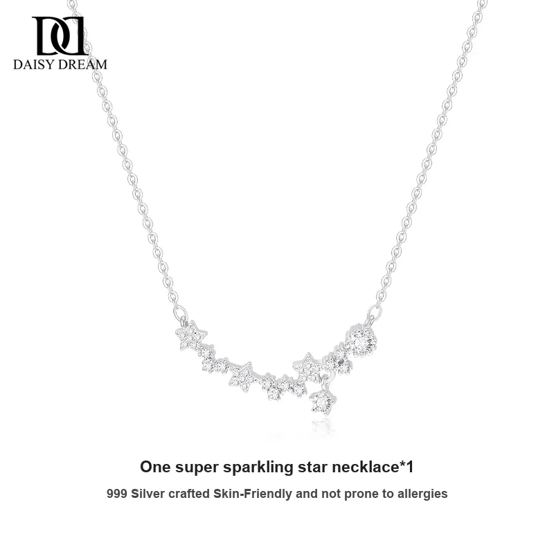 Daisy Dream 999 Fine Silver Necklaces Women's-2