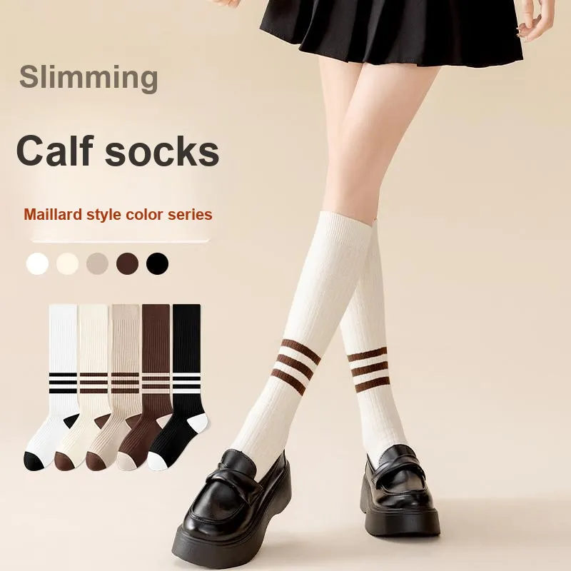 MIIOW Knee High Socks Women's 4 Pack-7
