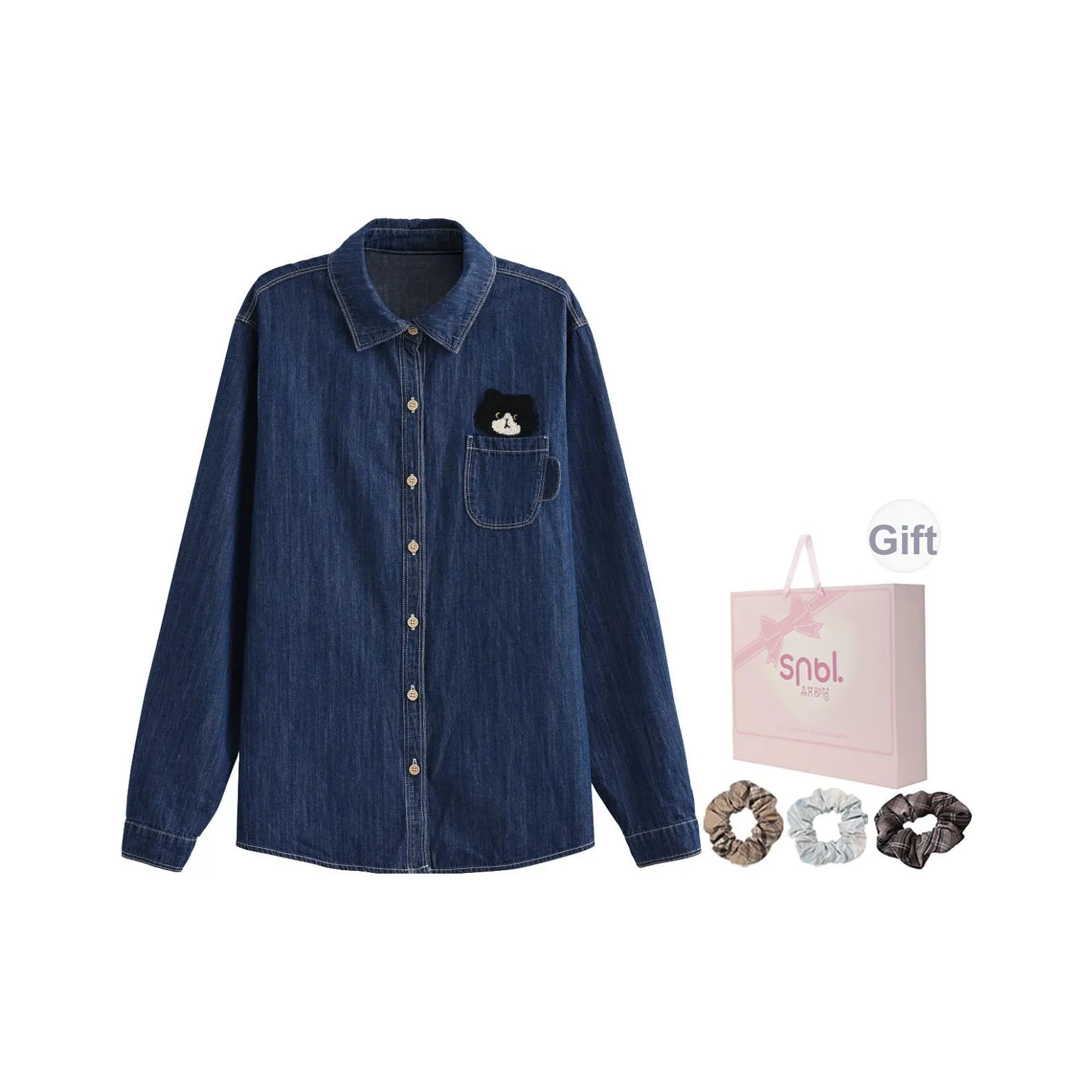 SNBL Темно-синие женские рубашки