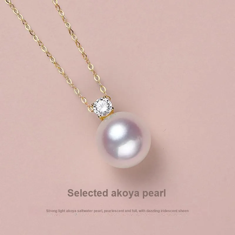 Inlady Saltwater Pearl Necklaces Women's-2