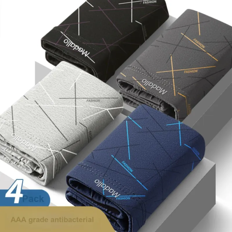 MADALLO Underpants Men's 4 Pack Mixed Color-1