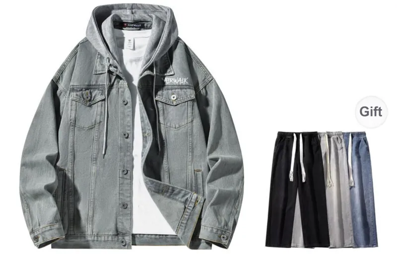 Airwalk Denim Jackets Unisex-30