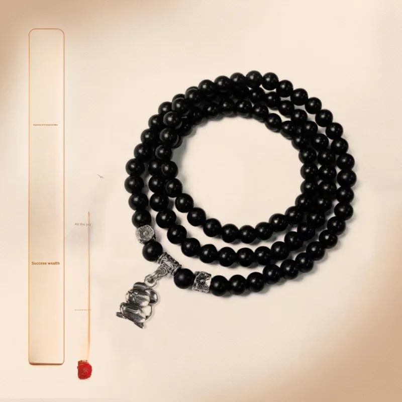 The Years Are Quiet Ebony Bracelets Unisex-1