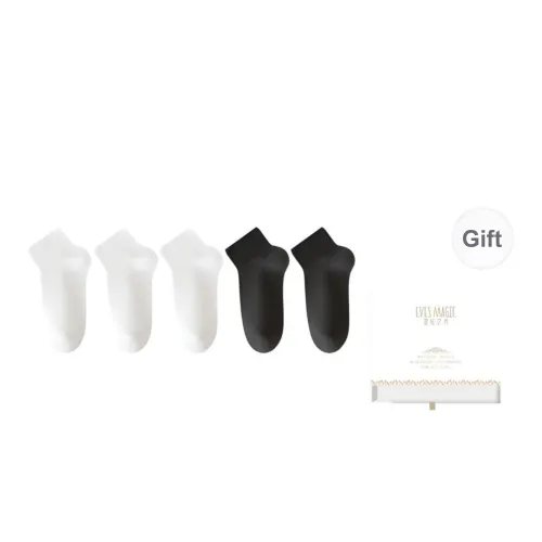 XIA.WA.ZHI.XIU Ankle Socks Women's Box 5 Pack