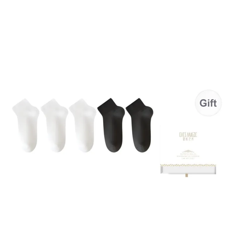 XIA.WA.ZHI.XIU Ankle Socks Women's Box 5 Pack-0
