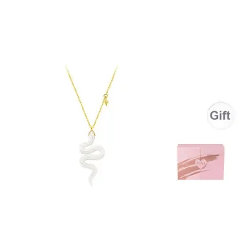 CHOW TAI FOOK White Shell Good Luck Necklace Women's