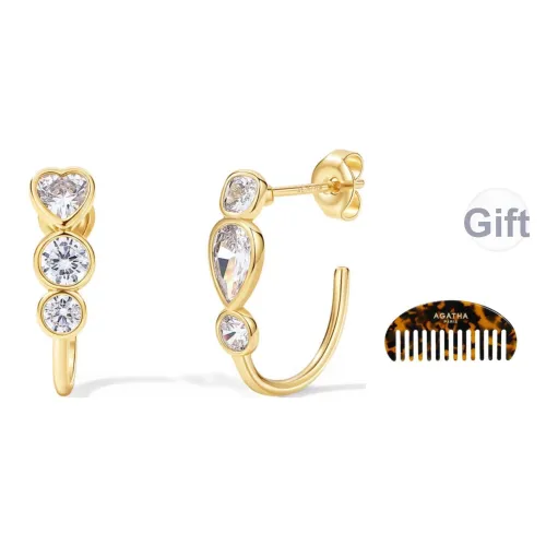 Agatha Серьги из серебра 925 пробы Женские