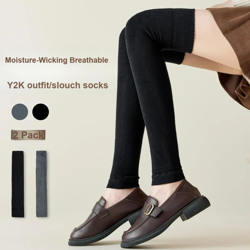 Ordifen Knee High Socks Women's 2 Pack-1
