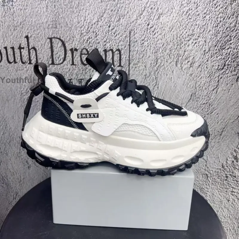 VNNSIJIE x Banas Low Top Chunky Sneakers Men's-6