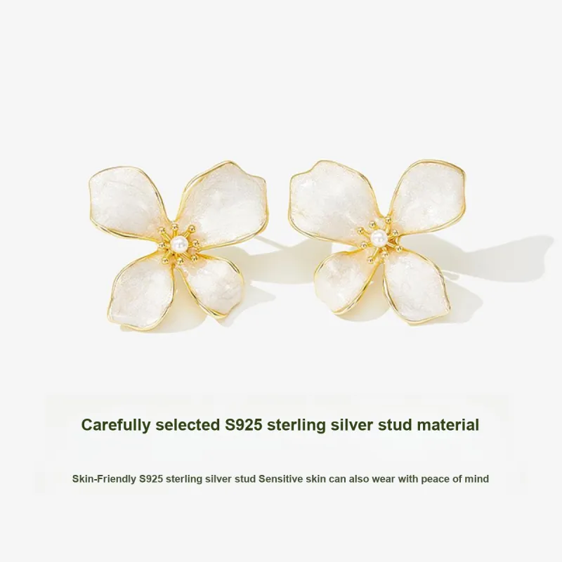Lady Go S925 Sterling Silver Stud Earrings Women's-4