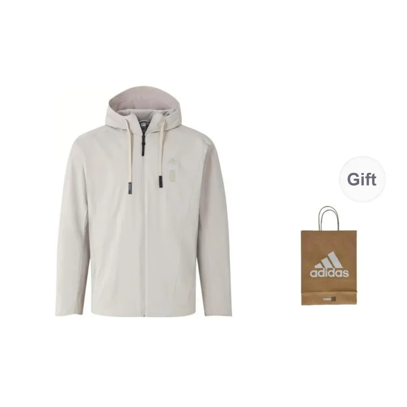 Adidas Jackets Coats Unisex Sesame Soil Shopping Bag Included-0