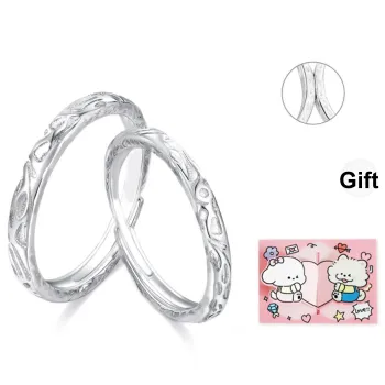 LAOYINFANG Synthetic Cubic Zirconia Rings Unisex