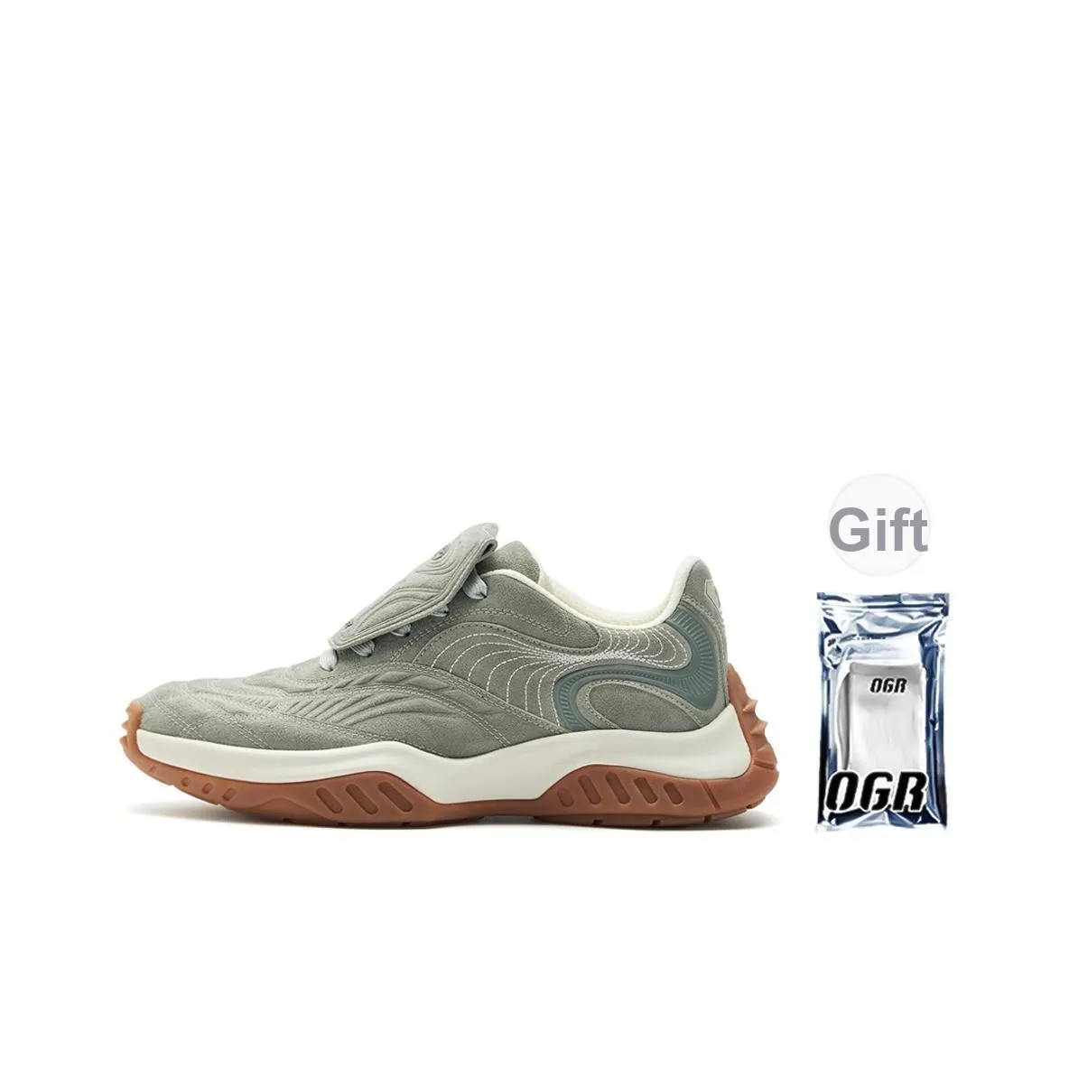 OGR Nova OG Зеленый Gum Устойчивый к абразиву Дышащий Легкий Низкий Топ Casual Унисекс Ограниченный Регион Зеленый