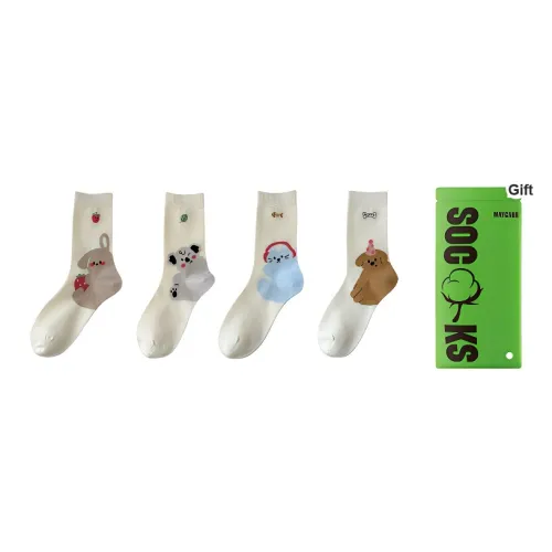 Maycaur Носки Crew Женские упаковка из 4 пар