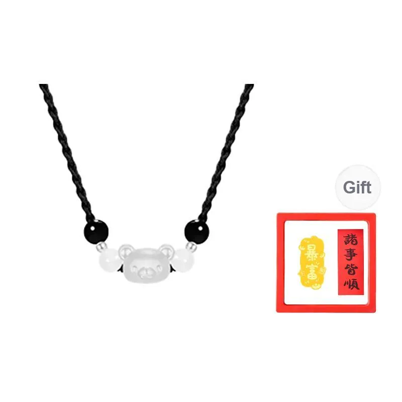Chongqing Gold Store 999 Fine Silver Necklaces Unisex-4