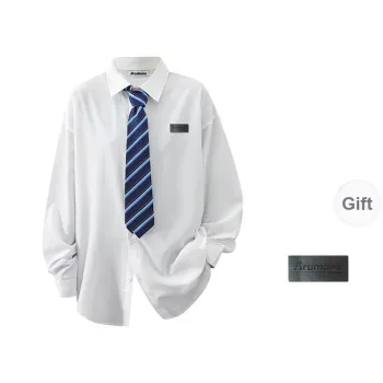 BRUMAIRE Shirt Unisex White Comes With Brooch