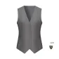 Gray Vest+Brooch