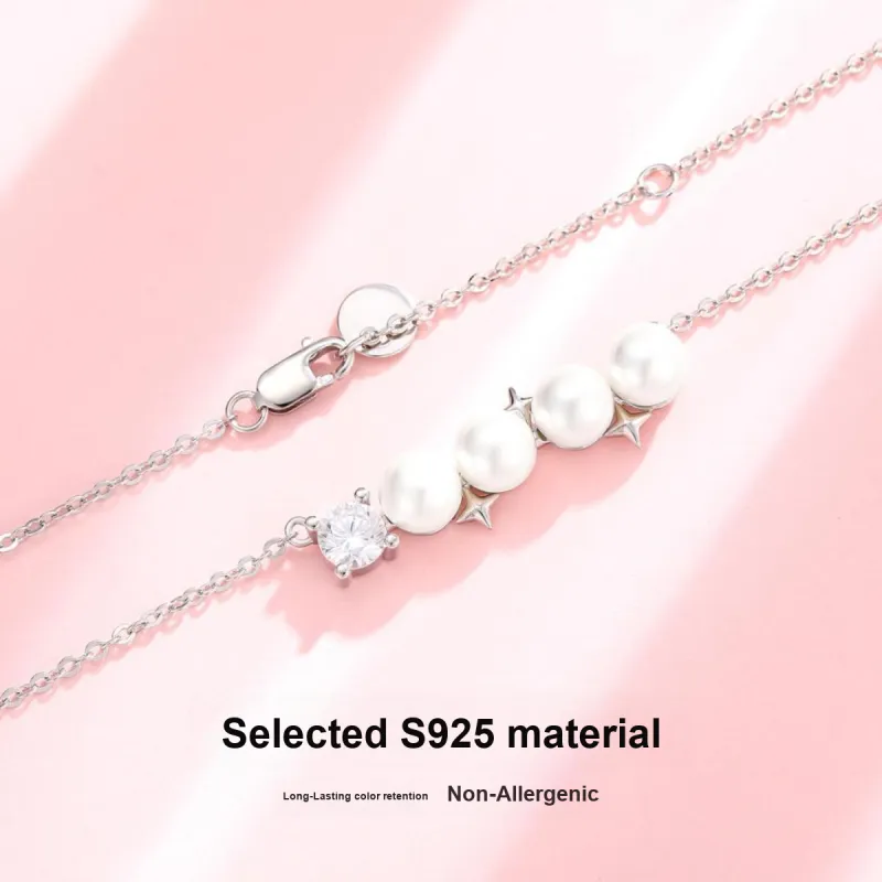I DO Pearl Necklaces Women's-4