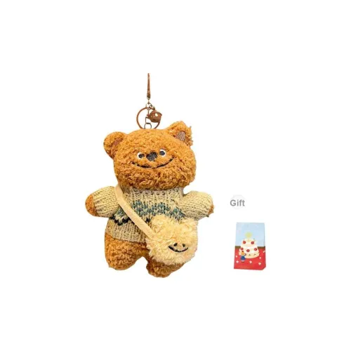 Jinnew Wite Медвежонок Свитер Кукла Плюшевая Подвеска 15 см Рекомендуемая Высота