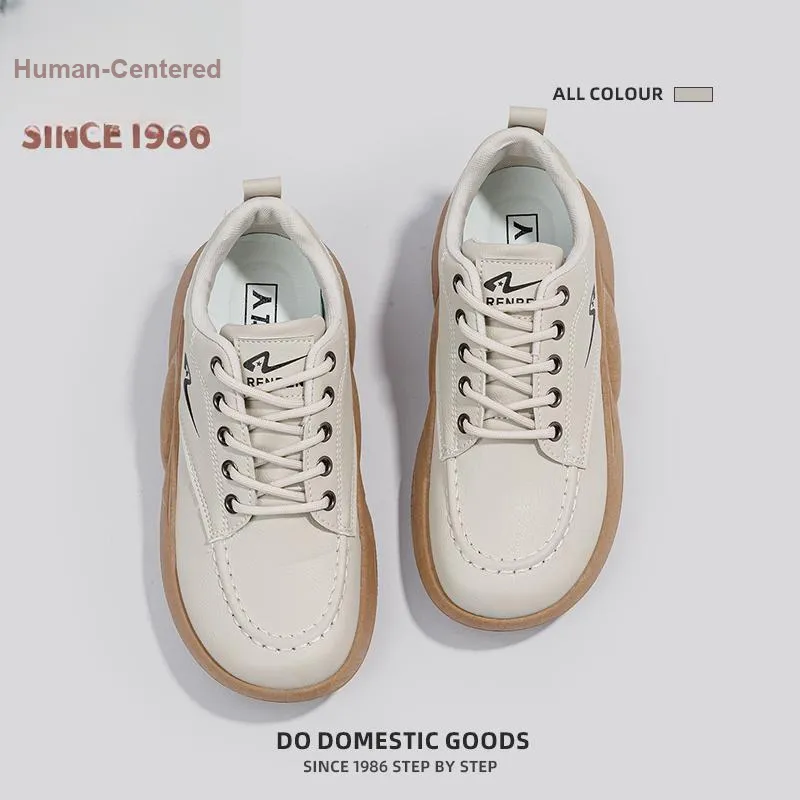 Humanism 1986 Height Increasing Thermal Low Top Casual Shoes Women's-3