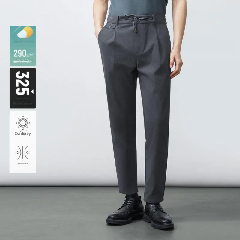 LESS IS MORE Casual Pants Men's Black 23QXK40102-6