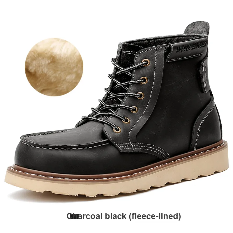 MR.A Ankle Boots Men Beeswax/Black-9