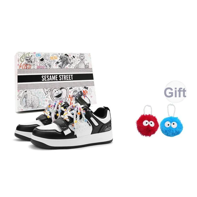 SESAME STREET Waterproof, Balanced, And Breathable Low Top Skateboard Shoes Unisex-28