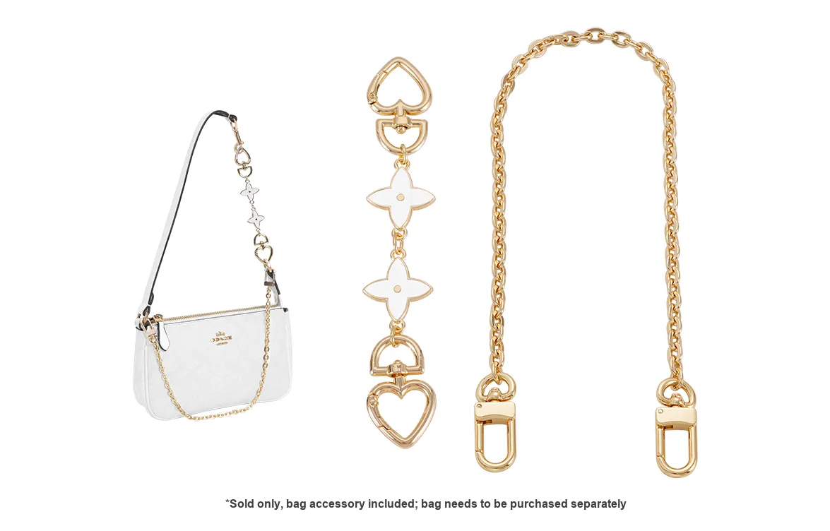 Lan Bao Fan Alloy Metal Bag Accessories Women's Gold-Tone