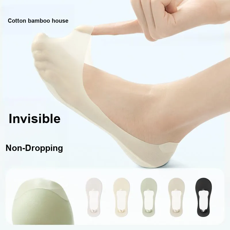 B&C.Room SS24 No Show Socks Spring Summer Women's 5 Pack-7