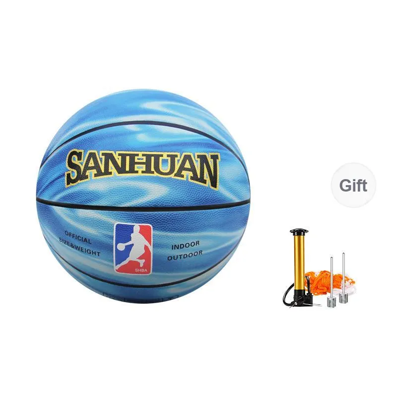 THREEHUAN PU Basketball Size 7 Training Unisex-8
