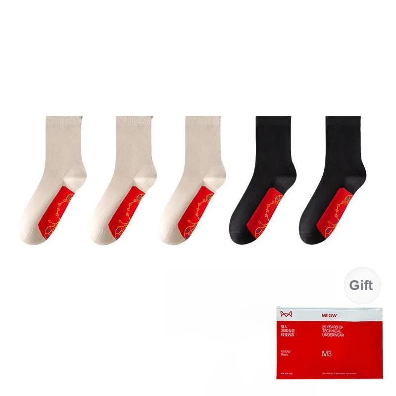 MIIOW Honmei Honmei Series Mid Calf Socks Unisex Combo Set-11