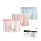 7A Grade Antibacterial Air Conditioners Pants[Apricot Yellow+Light Pink+Sky Blue]3 Pack Gift Box Set