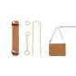 Pearl Set of 3: Pearl Extender Chain+Decorative Chain+Stress Relief Shoulder Strap Pad
