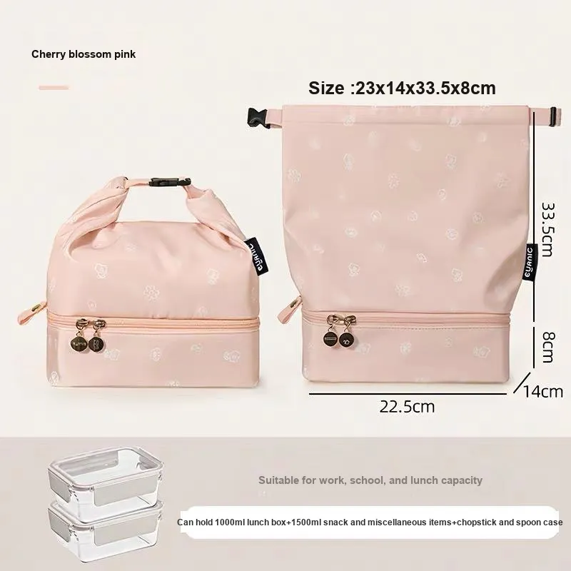 MOST ORIGINAL DESIGN Elementary School Student Lunch Bag For Working Parents Storage Bag-13