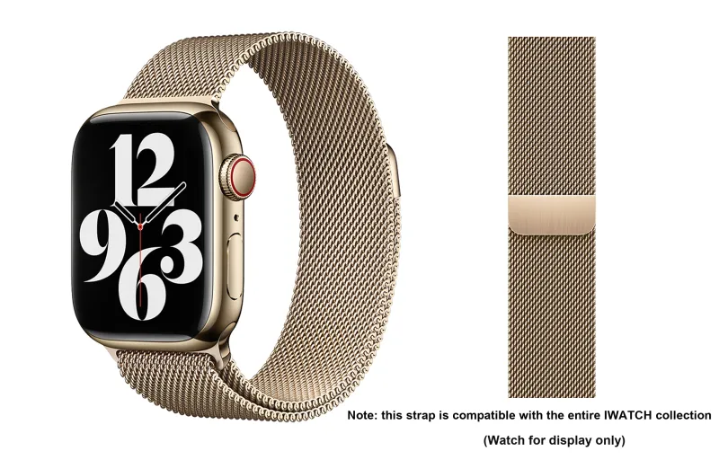 ZHISHENG Apple Compatibility Watch Band 38/40/41/42/44/45/49 All Stainless Steel Material-20