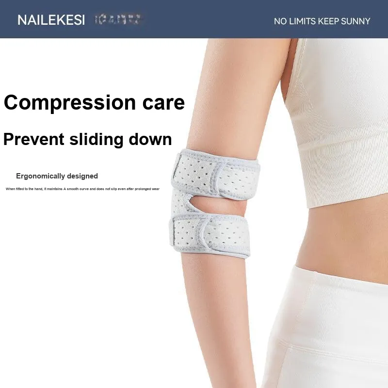 NAILEKESI Tennis Badminton Fitness Elbow Pads Compression Unisex Professional Protective-7