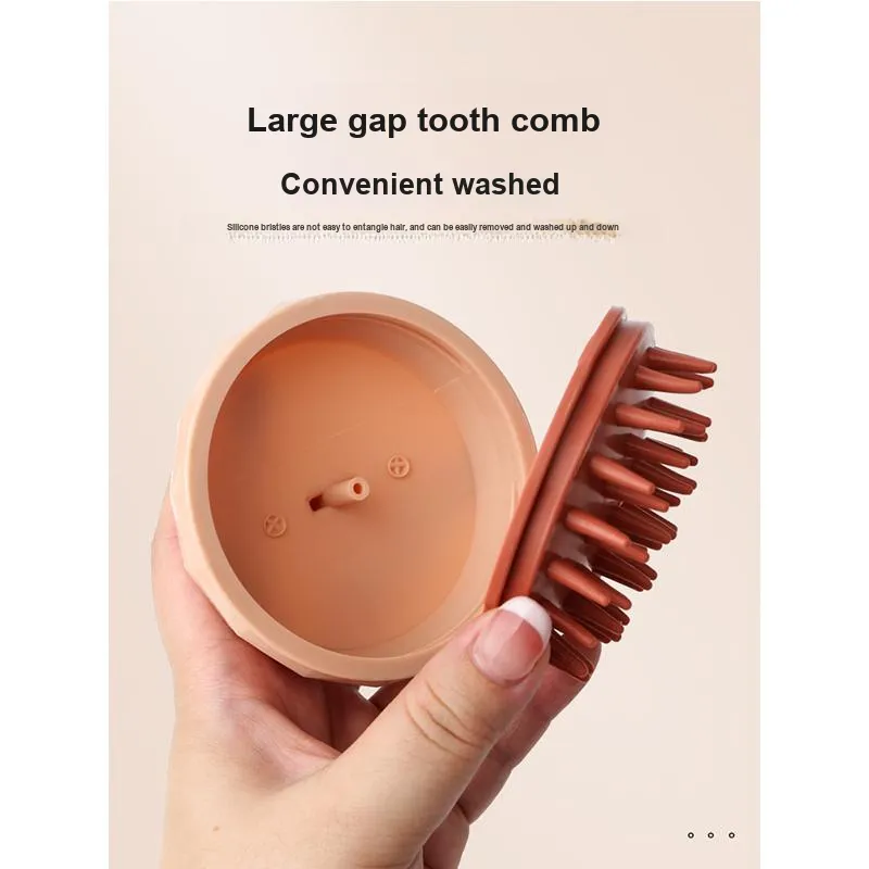 Gentle Welcome Home Use Scalp Cleaning Treatments Handheld Silicone Hair Cleaning Brush Massage-17