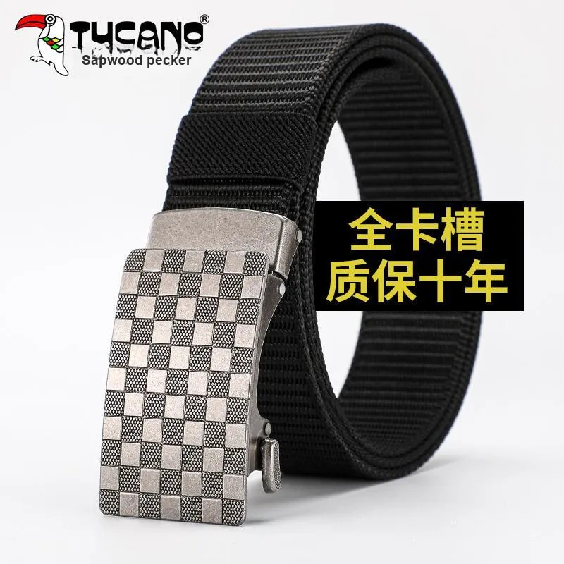 TUCANO Fabric Leather Belts Unisex 3.5cm-6