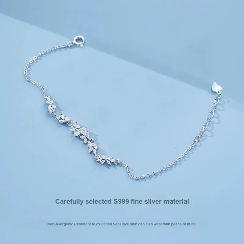 MISS TOOYA S999 Fine Silver Bracelets Women's-2