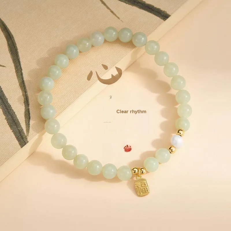 MCK Hetian Jade Bracelets White Jade/Pale Greenish White Jade Women's-5