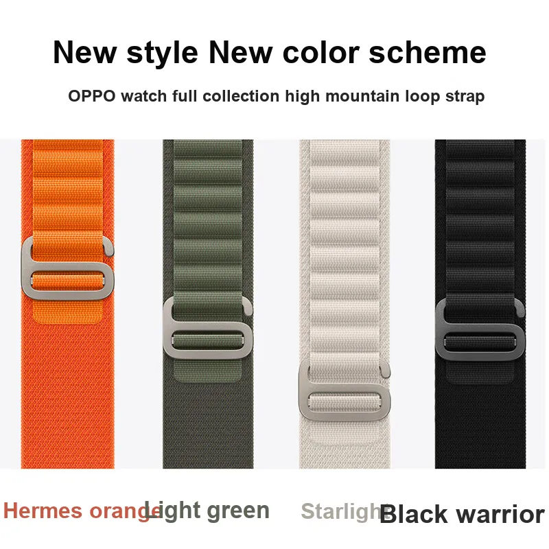 Miss Wrist OPPO Compatibility Watch Band 22mm Fabric Material-2