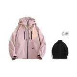 Coral Pink[3-in-1, Polar Fleece Liner]