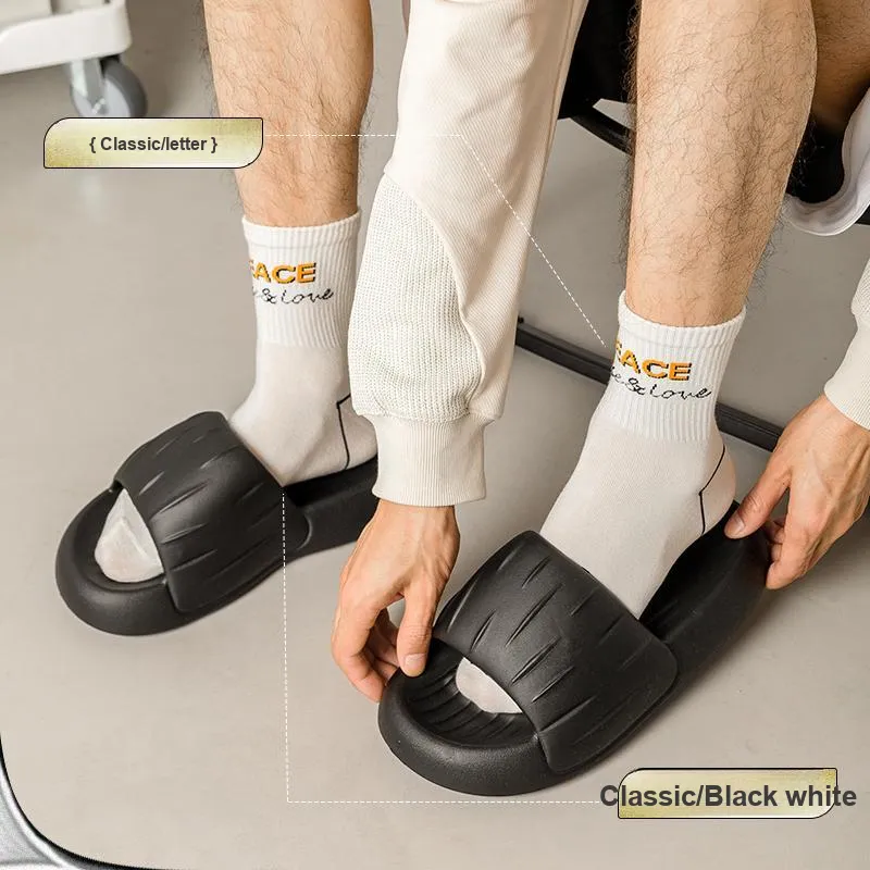 The Temptation Of The Muse Mid Calf Socks Men's 5 Pack-4
