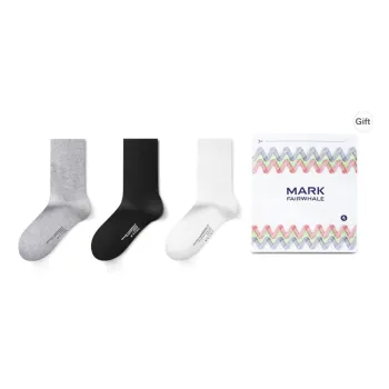 FAIRWHALE Mid-Calf Socks Unisex Box Of 3 Pairs
